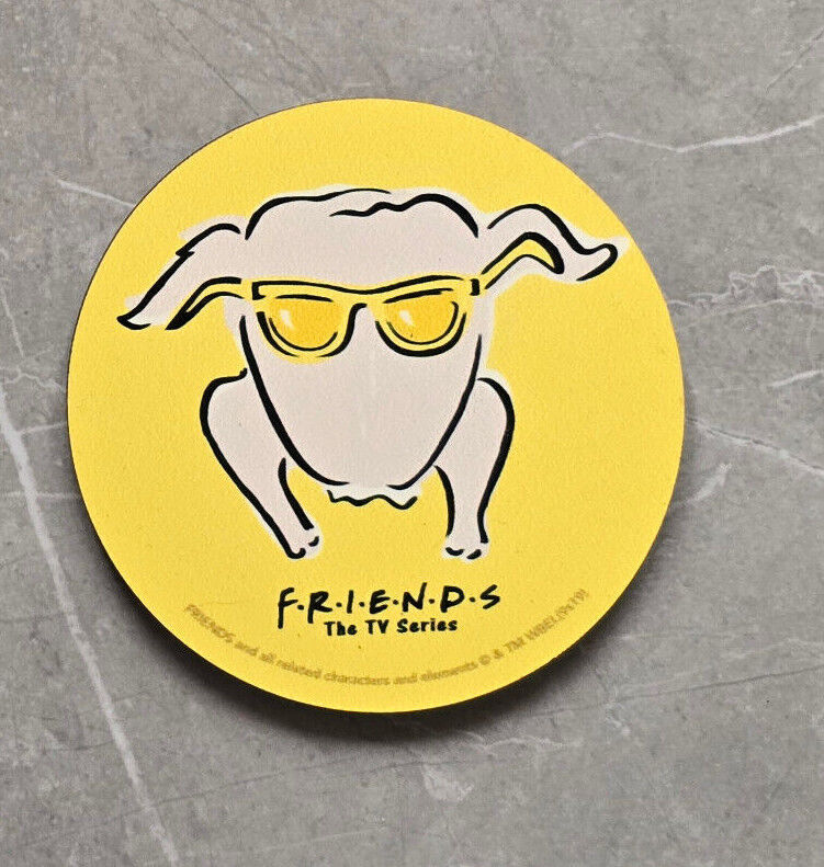 Genuine Friends TV Sitcom Phrases Coaster Drinks Mat FOUNTAIN TURKEY UMBRELLA