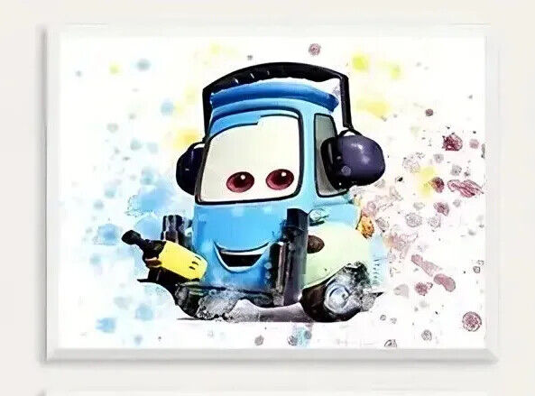 PIXAR CARS Canvas Wall Art Movie Poster Print Picture Retro DISNEY KIDS RUSTY