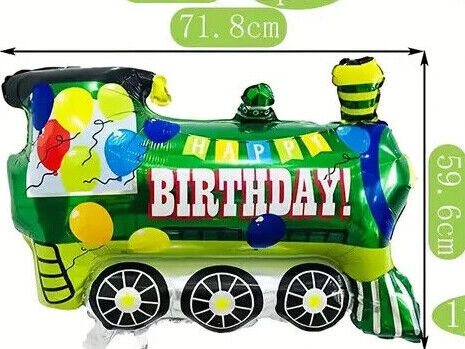 Tractor Train Balloon Party Birthday Decorations Boys Balloons Green KIDS FARM