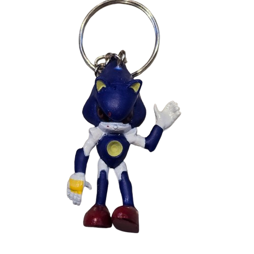 SONIC THE HEDGEHOG  Official Keyring 2D Rubber TAILS SHADOW Sega Gaming CHOOSE