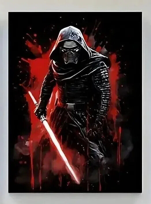 Star wars Canvas Wall Art Movie Poster Print Picture Retro Kylo Ren Stormtrooper