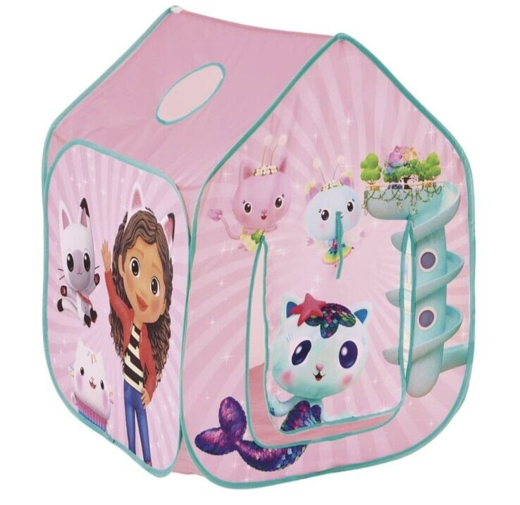 Gabby’s Dollhouse Pop Up Play Tent gabbys garden indoor outdoor playhouse