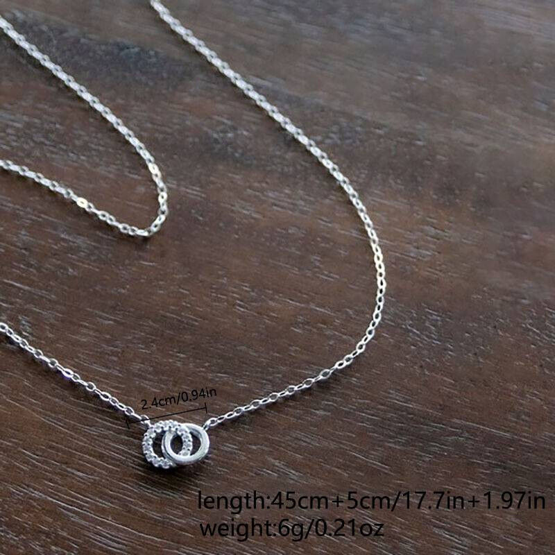 Mother Daughter Silver Necklace Christmas Birthday Gift Daughter velentines
