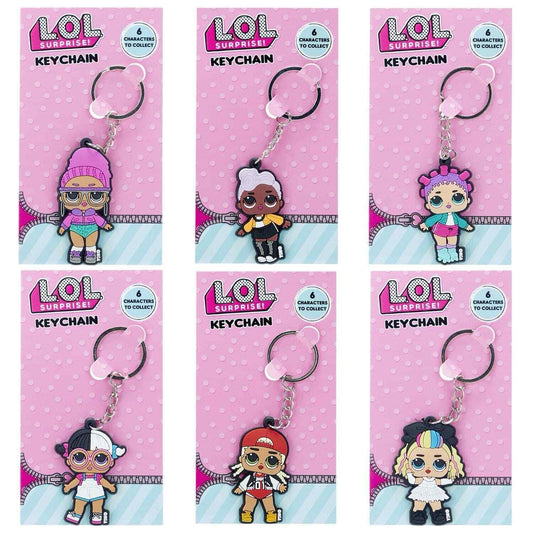 LOL Surprise Keyring Official CHARM Character Rubber LOL Keychain Gift L.O.L