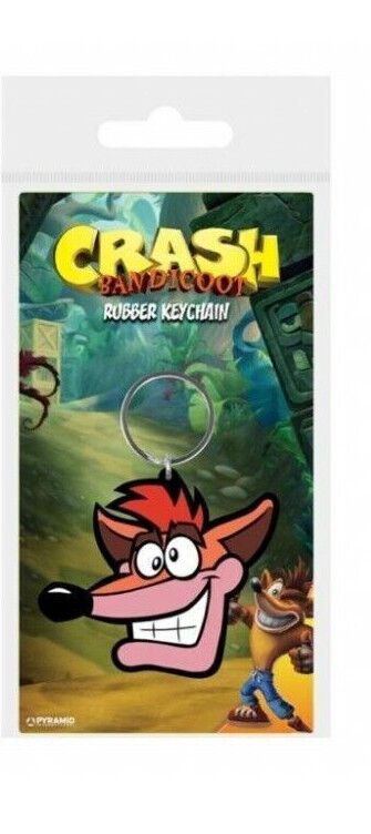 CRASH BANDICOOT 2D Chibi Rubber Keyrings ps4 ps5 xbox rumble nitro kart mutant