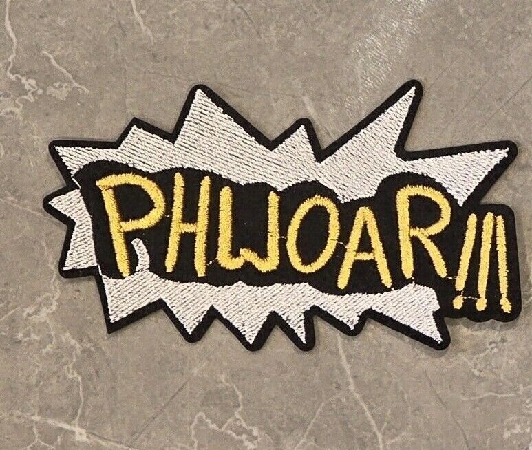 Pow Zap OMG Bang OMG Wow WTF Words Embroidered Logo Patch Badge Iron Sew On COMI