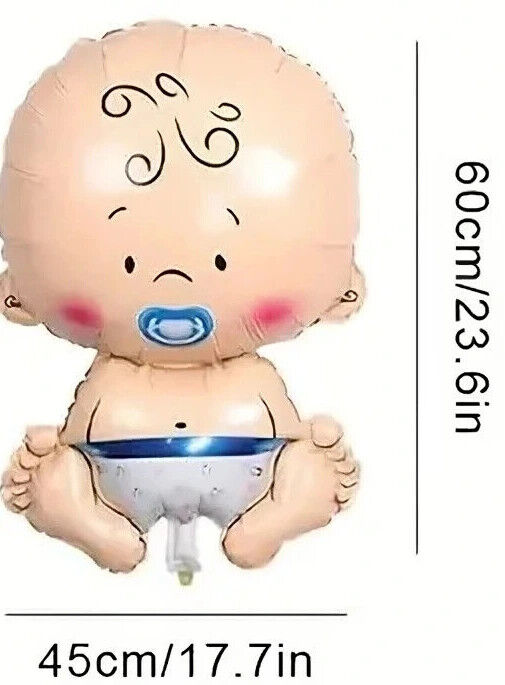 Large Baby Shower Balloons Boy or Girl Foil Gender Reveal Party Decorations Gift