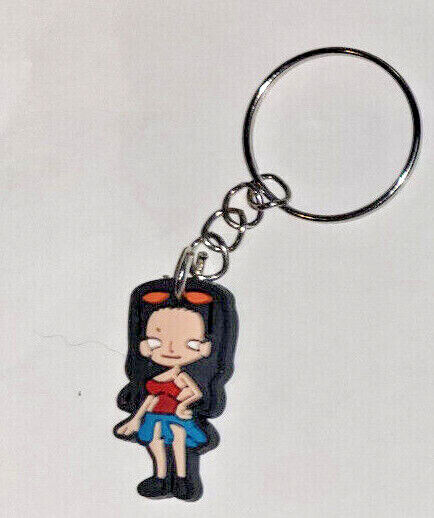 LUFFY KEYRING KEYCHAIN ONE PIECE ANIME KEY RING NETFLIX COLLECTABLE RUBBER