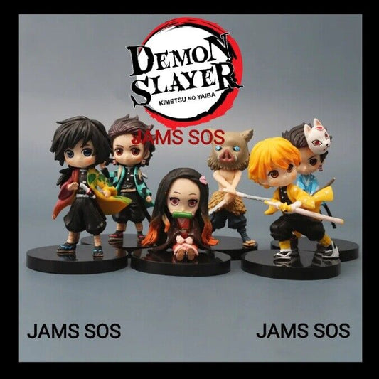 Anime Demon Slayer Kimetsu Yaiba Tanjirou Nezuko Zenitsu Figure Model Toys