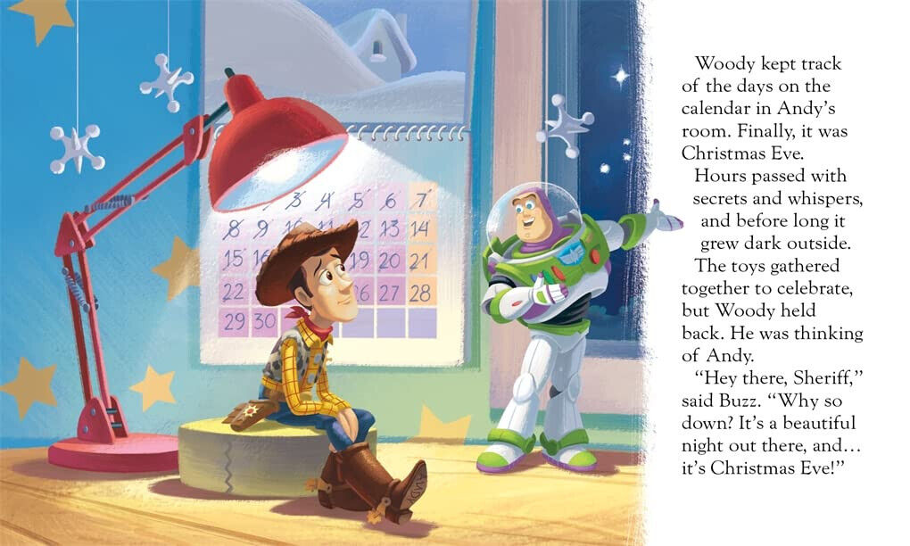 Extra LARGE Storybook Advent Calendar Retro Christmas Calendar - Disney 100