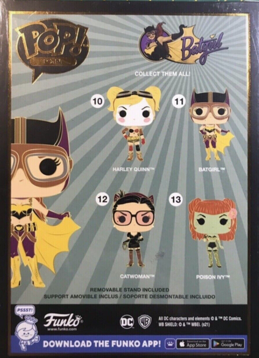 Funko Pop Pin DC Comics Bombshells Batgirl #11 Enamel Pin Badge COLLECTABLE