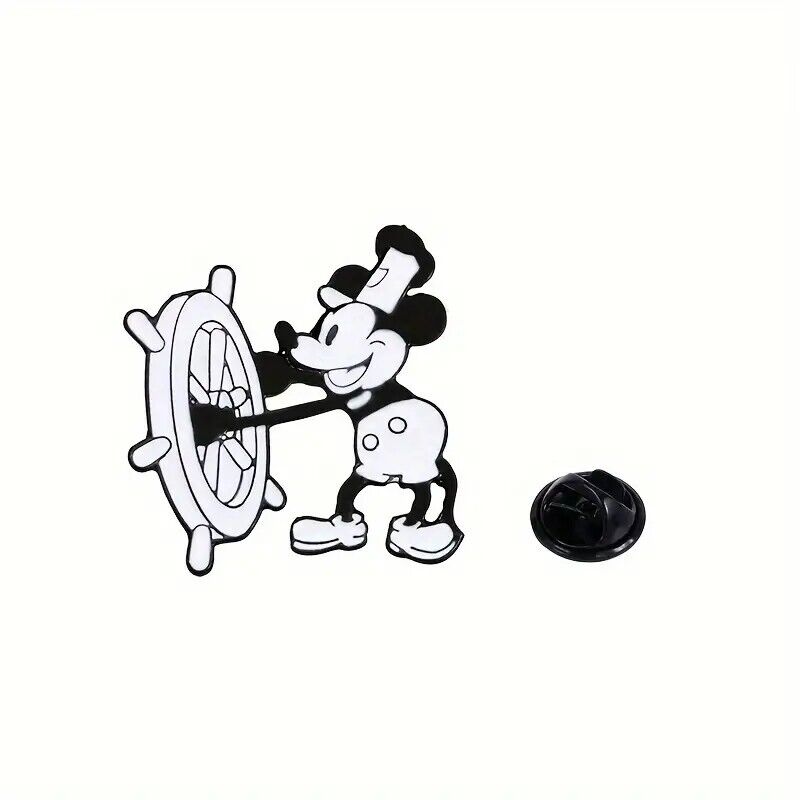 STEAMBOAT WILLIE MICKEY MOUSE Pin Badges BADGE FANTASIA READING