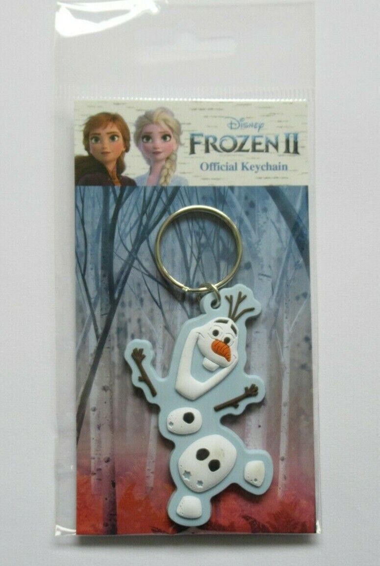 Disney 2D Keyrings/Keychains Frozen 2 Rubber  - 6 Assorted  (Select your Design)