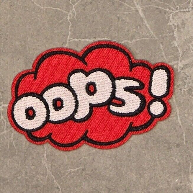 Pow Zap OMG Bang OMG Wow WTF Words Embroidered Logo Patch Badge Iron Sew On COMI