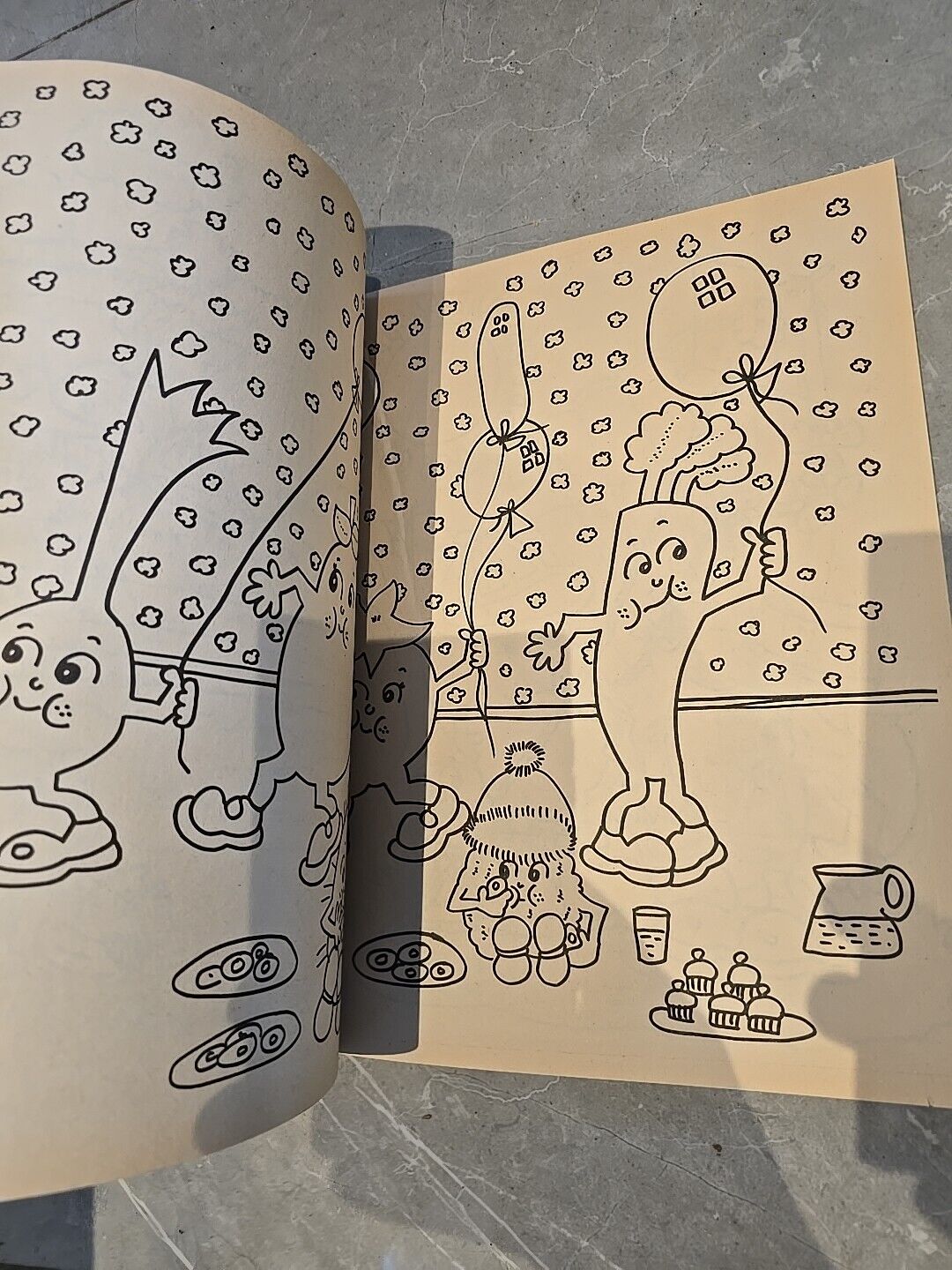 UNUSED NO 3 MINT The Munch Bunch 1980 ORIGINAL COLOURING BOOK Retro Kids TV