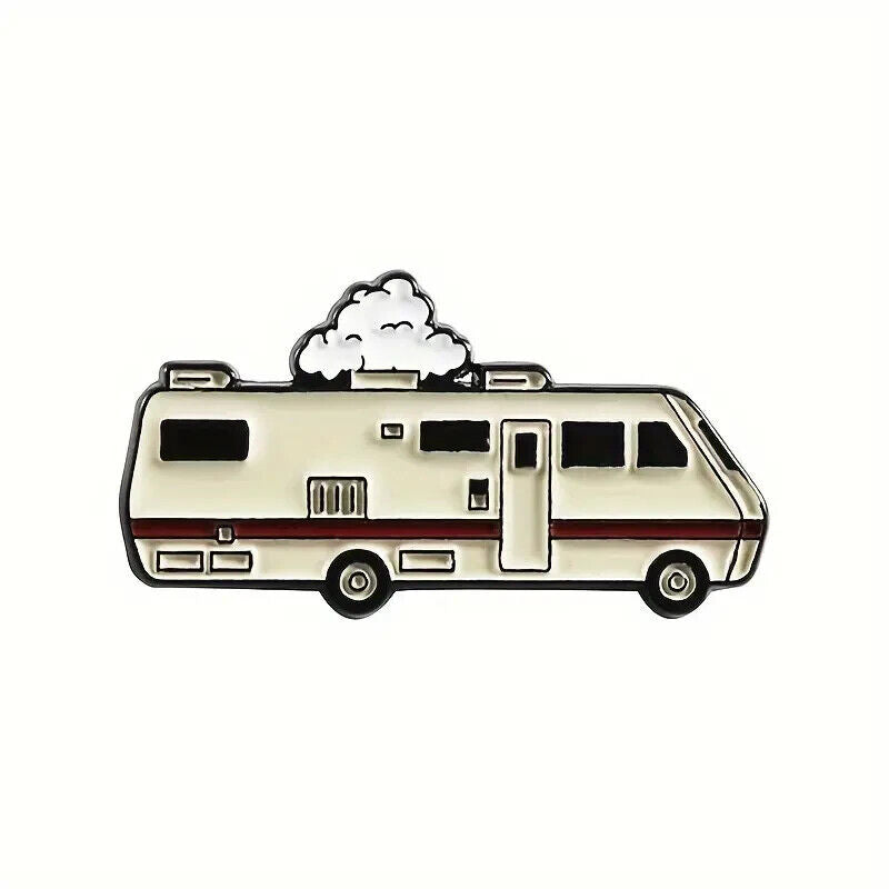 Breaking Bad Metal Enamel Pin Badge Brooch RV Trailer Van Walter White Motorhome