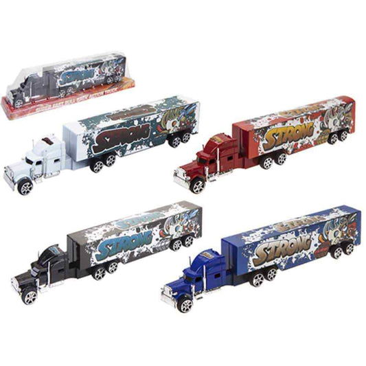 American Truck Container Vehicle Model Alloy Simulation Model Car Toy