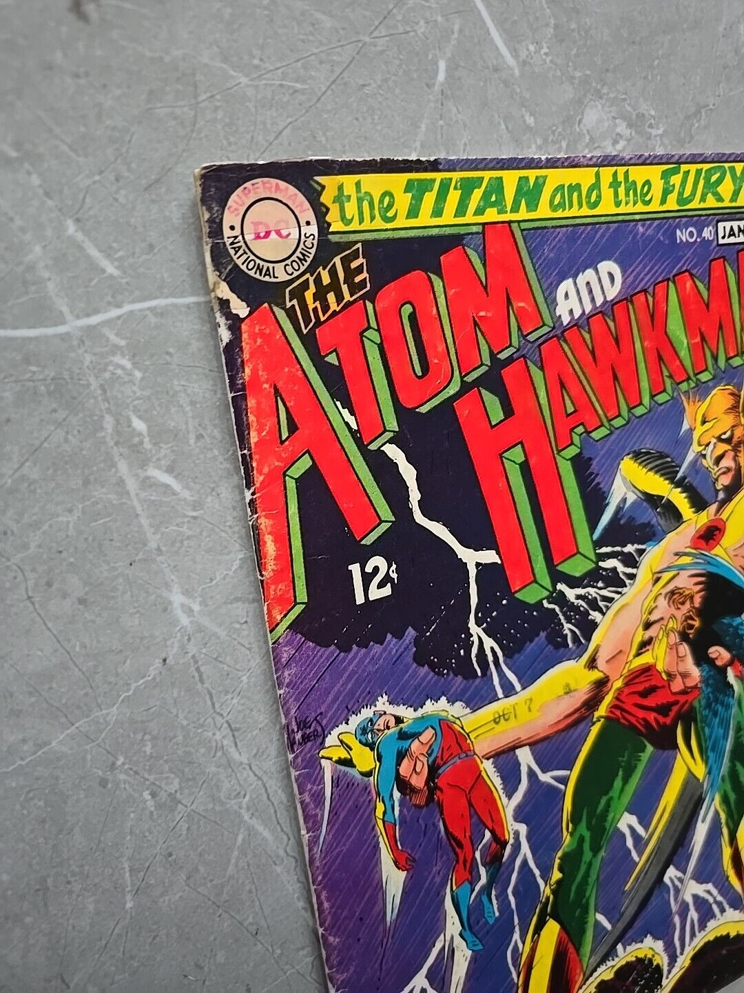 DC COMICS THE ATOM AND HAWKMAN #40 JAN  1969 GARDNER FOX VG+