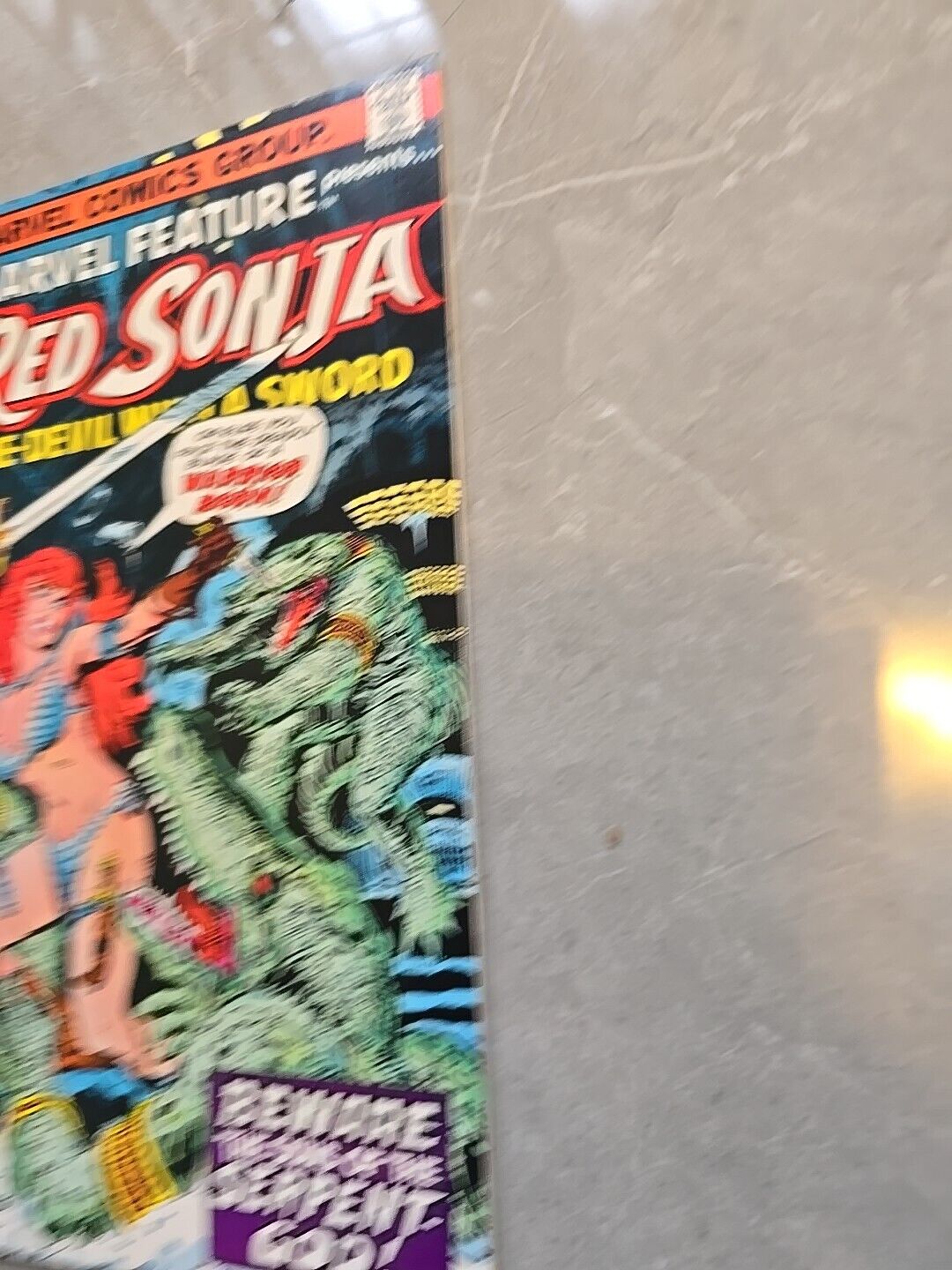 Marvel Feature #6 VFN (8.0) MARVEL  1975 Red Sonja SERPENT GOD CONAN COMIC