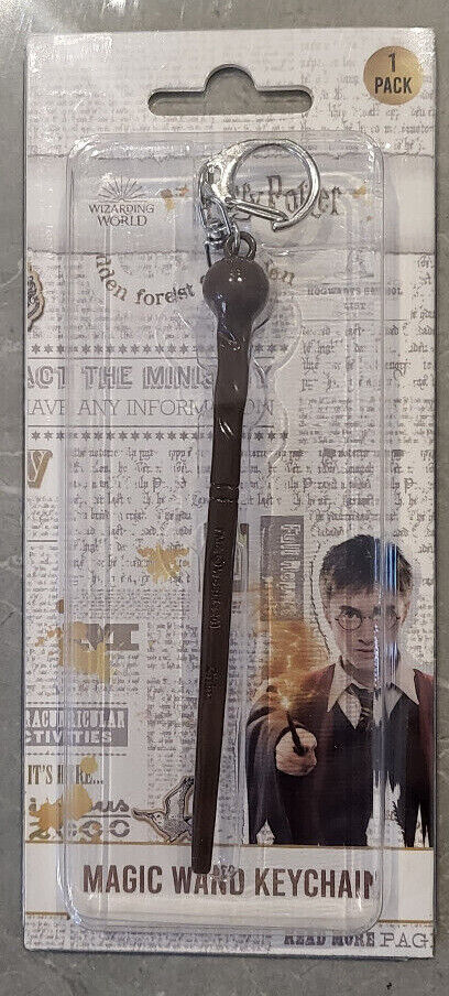 Harry Potter Wand Keyring Keychain Wizard Merchandise Emblems Gift Magic