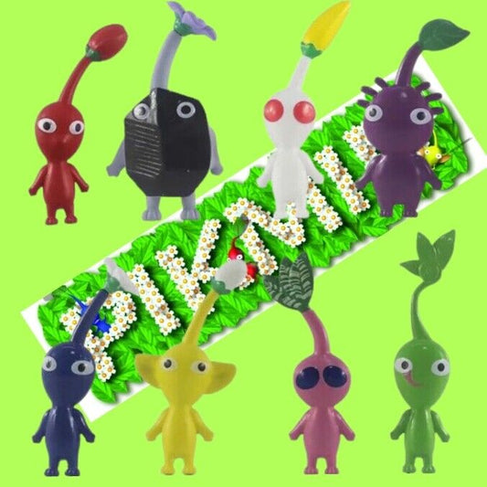pikmin Pikmins Figure Toy Rock Pikmins Oatchi Blue Ice Toys anime CAKE TOPPER