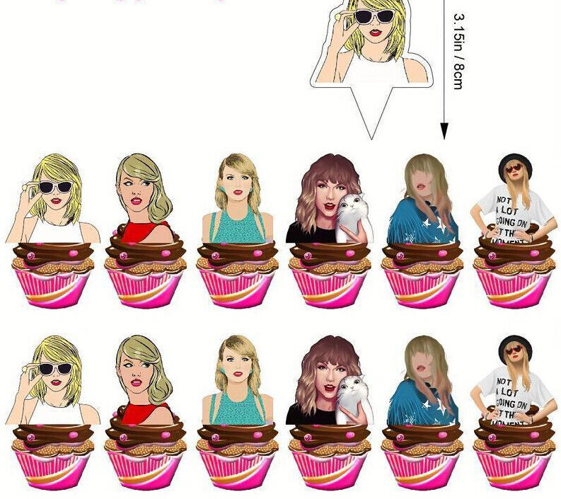 Taylor Swift Birthday Party Balloons Banner Decoration Cake Topper Balloon Top