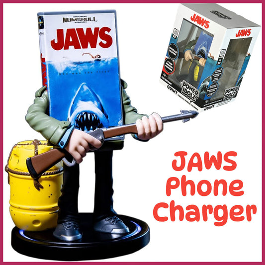 POWER IDOLZ JAWS WIRELESS CHARGING DOCK GLOWING BASE COLLECTABLE MOVIE