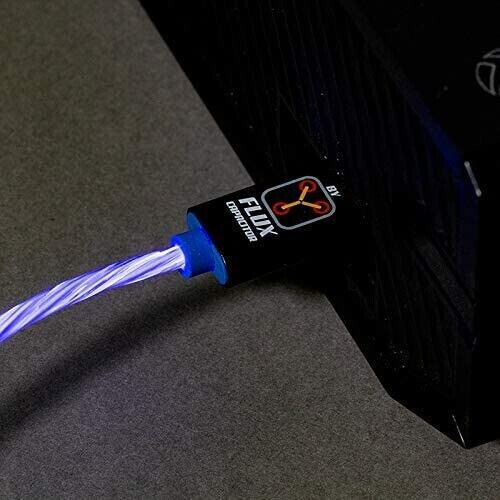 Back to the Future LED Micro USB controller Cable and Thumb Stick Grips PS4 XBOX