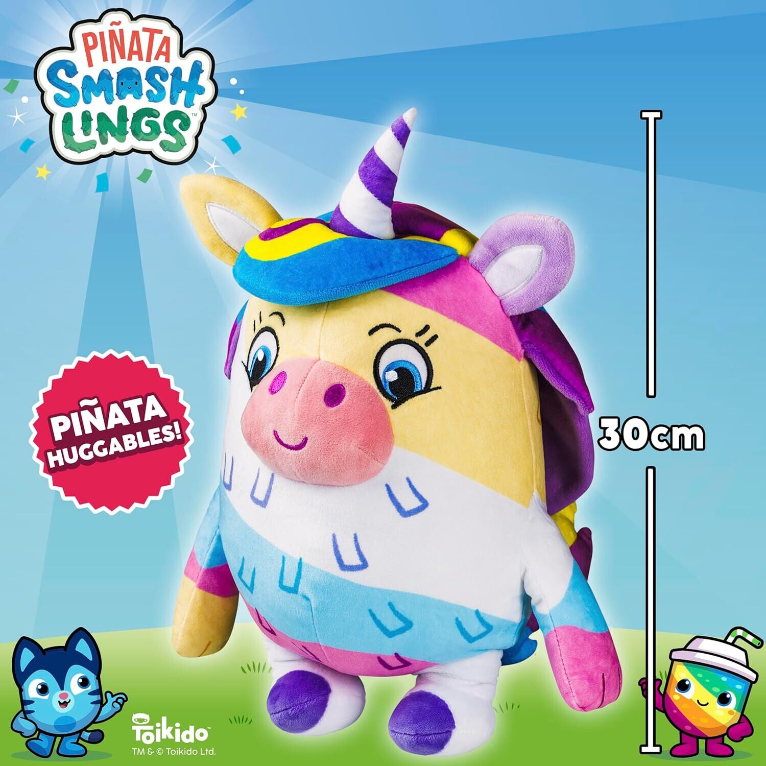 Pinata Smashlings Huggable Plush Luna Unicorn Roblox Soft Toys XMAS SALE TEDDY
