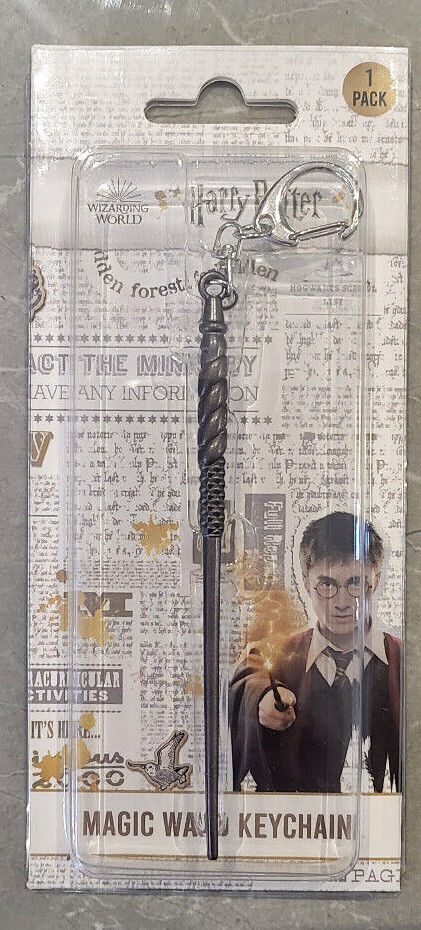 Harry Potter Wand Keyring Keychain Wizard Merchandise Emblems Gift Magic