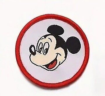 DISNEY MICKEY MOUSE Iron Sew On Embroidered Patch PATCHES TV MOVIE RETRO