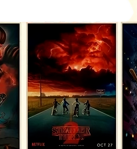 Stranger Things Series Wall Art Poster Print Netflix Original Posters Pictures 2