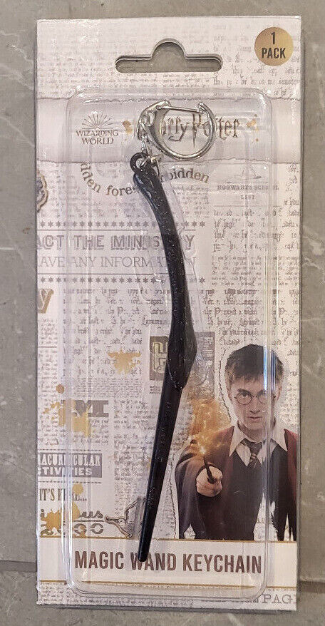 Harry Potter Wand Keyring Keychain Wizard Merchandise Emblems Gift Magic