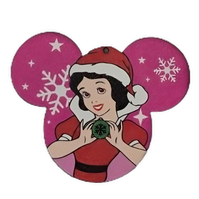DISNEY Princess Tree Pendant Decoration XMAS KIDS CARTOON Snow white tangled