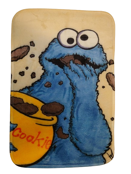 Sesame Street Bert FLOOR Animation Bath Mat Cookie Monster SOFT Doormat CHOOSE