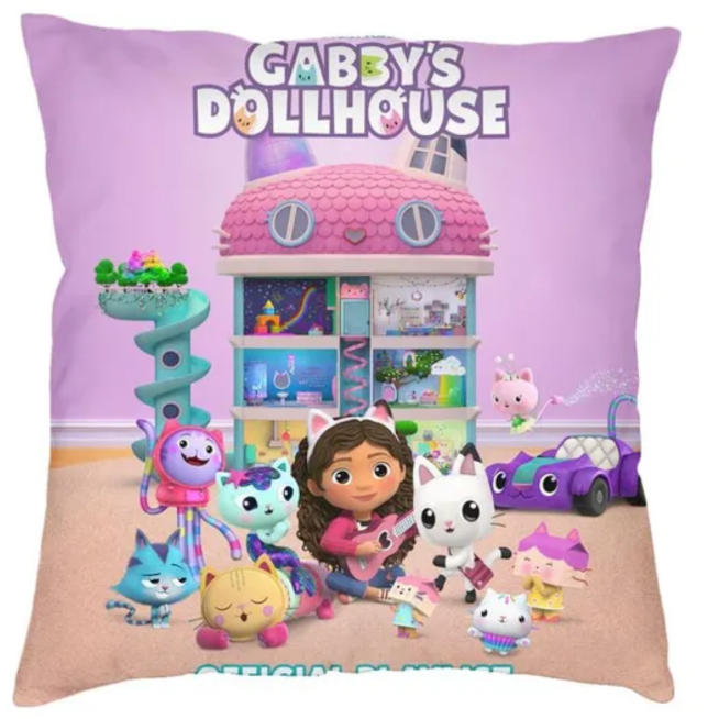 Gabbys Dollhouse Cats Cushion Covers Throw Pillow Case Sofa Bed Car Decor FILLER