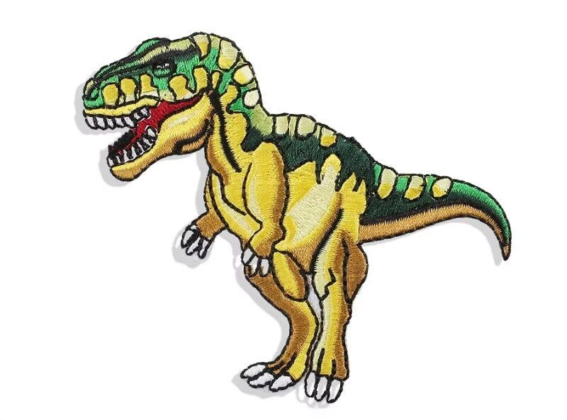 JURASSIC PARK Patch Embroidered Badge Iron Sew On Clothes T Shirt Bag