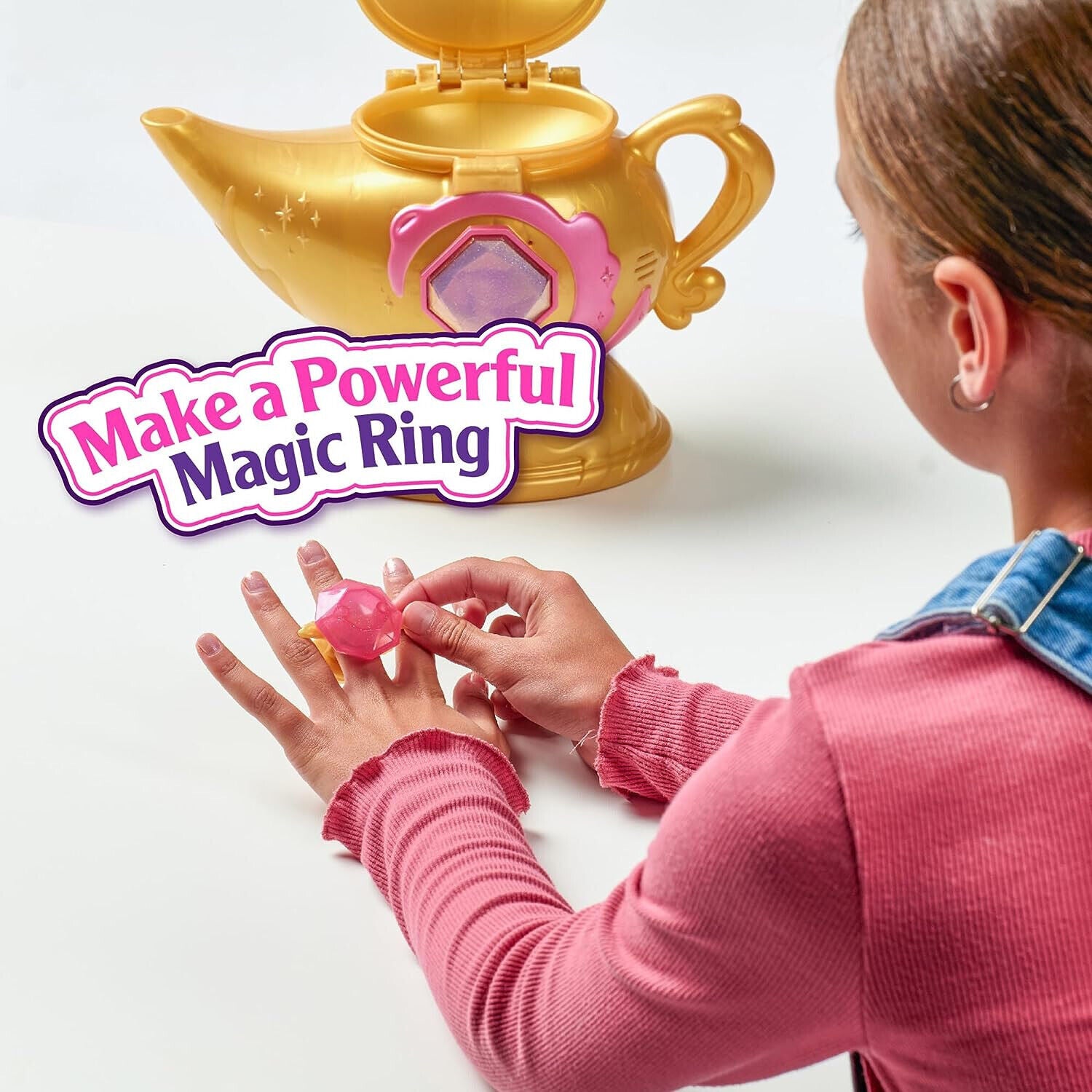 Magic Mixies Magic Genie Lamp with Interactive 8 inch PINK Plush Toy & 60+ Sound