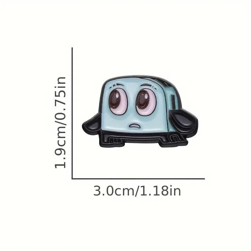 The Brave Little Toaster David Newman Philharmonic Pin Badge COMIC MOVIE TOAST