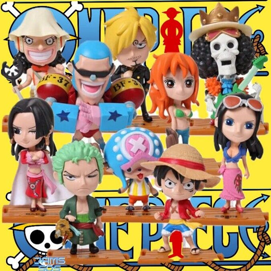 Anime One Piece LUFFY PVC Figure Model CAKE TOPPER TOY NETFLIX CHOPPER NICO