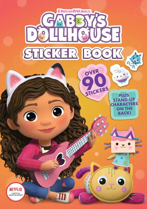 Gabby's Dollhouse Colouring Set Sticker book jumbo colouring book