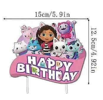 Gabbys Dollhouse Theme Kids Birthday Party Supplies Decorations gabby's Balloon