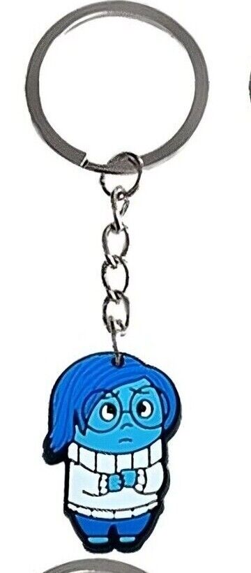 INSIDE OUT 2 Keyring BagTag Dangle Keychain ANXIETY ENVY PVC ENNUI NETFLIX