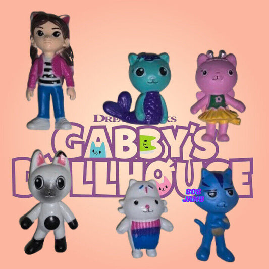 Gabby's Dollhouse Cute small Animals Mercat Figure Set Figures Gabbys Cakey Kids