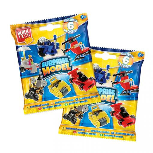 Block Tech Surprise Model Buildable Blind Bag COLLECT THEM ALL 6 TO COLLECT