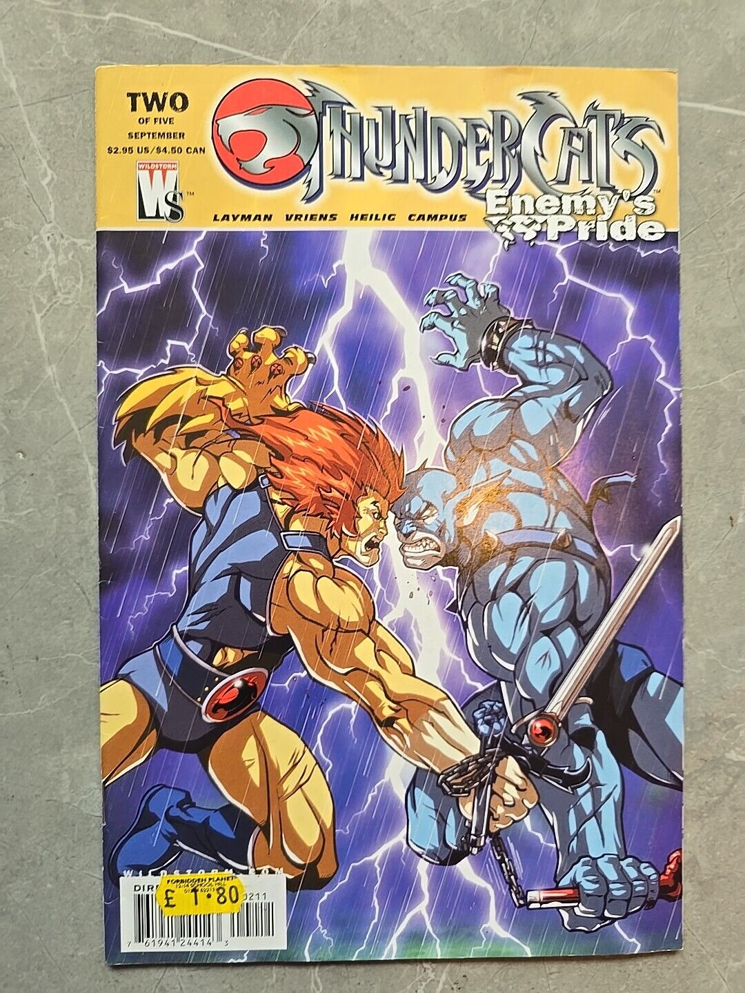 Thundercats Enemys Pride #1-5 VF/NM complete COMIC John Layman WildStorm SET