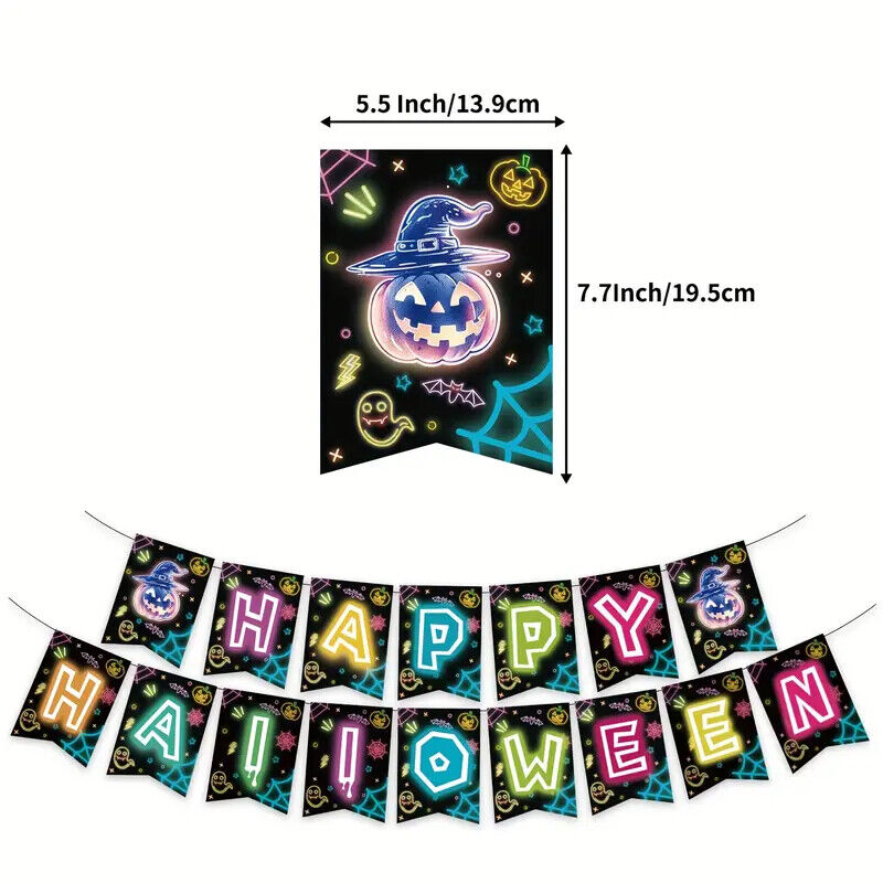 HALLOWEEN Theme Party Set Balloons Banners Cake Decorations FUN SPOOKY GHOUL CAT