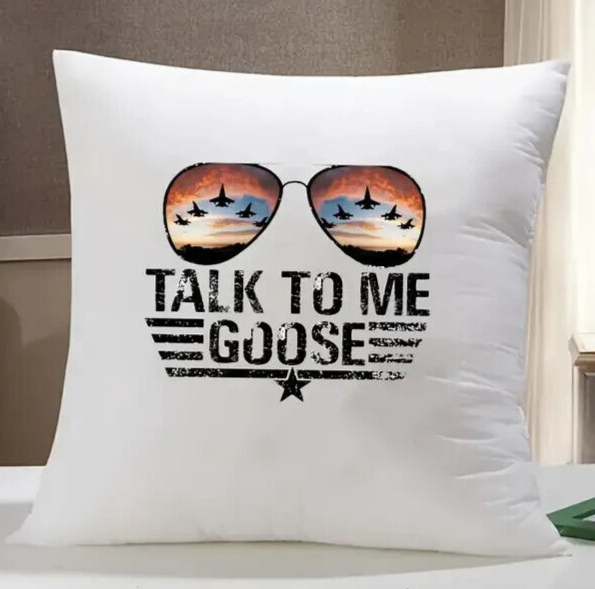 Top Gun Talk To Me Goose Iron On Transfer CLOTHES BAG SUNGLASSES JET STAR