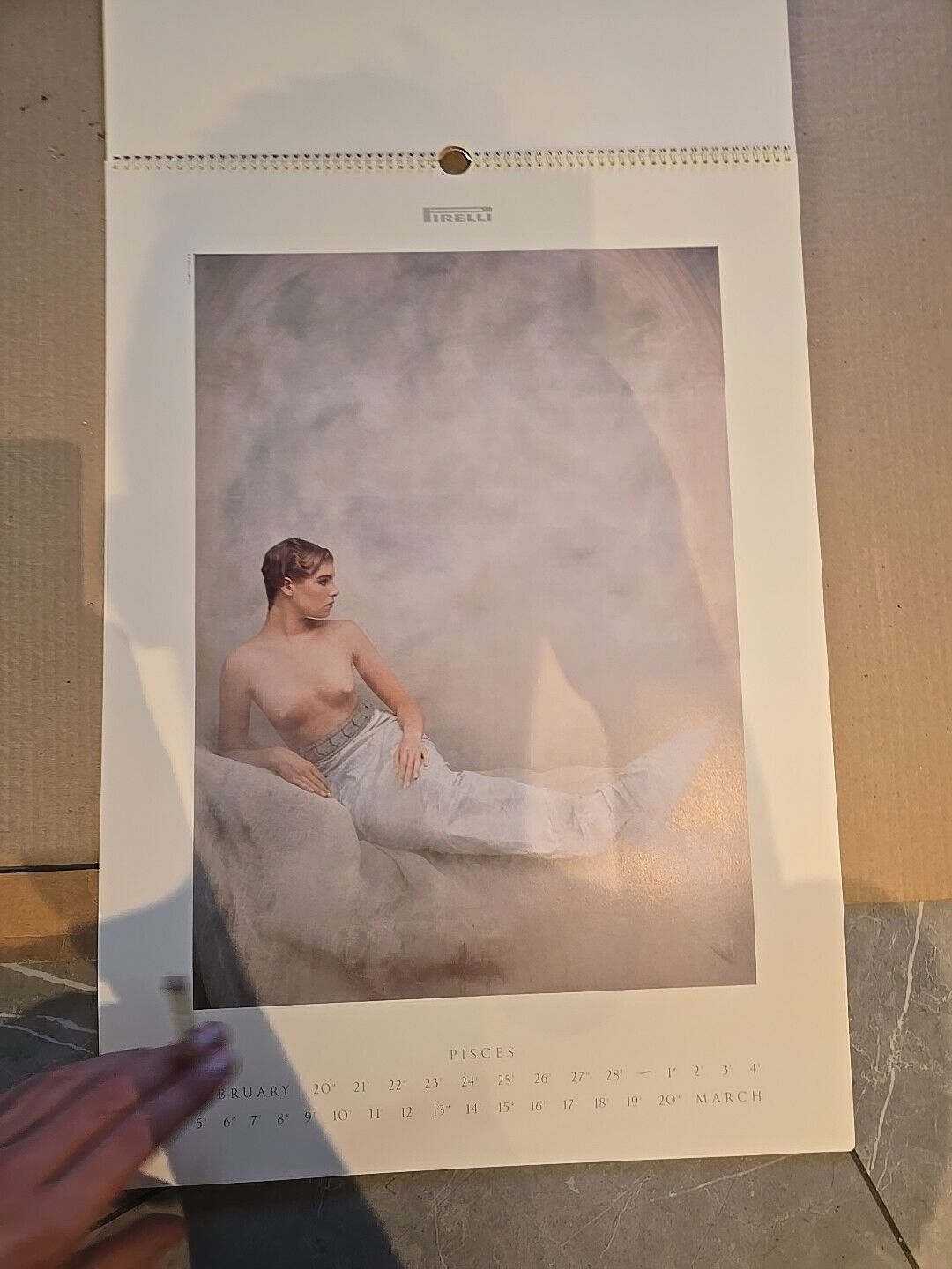 VINTAGE PIRELLI CALENDER 1989 SIGNS ZODIAC ORIGINAL BOX MINT COND LIBRA VIRGO