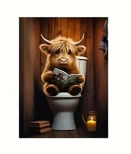 ANIMAL Canvas Wall Art Movie Poster Print Picture DOG BULL MONKEY GIRAFFE LOO